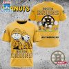 NHL Boston Bruins Peanuts 75th Anniversary 3D T-Shirt For Fans
