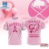 NHL Buffalo Sabres Pink Breast Cancer Awareness 3D T-Shirt For Fans