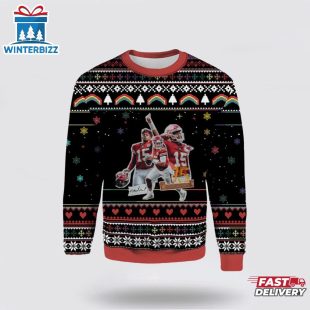 Patrick Mahomes #15 Kansas City Chiefs Ugly Christmas Sweater