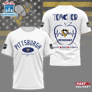 Pittsburgh Penguins NHL Teacher Appreciation Day All Over Print T-Shirt