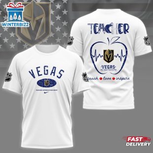 Vegas Golden Knights NHL Teacher Appreciation Day All Over Print T-Shirt