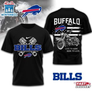 Buffalo Bills NFL Biker 3D Shirt For Fans