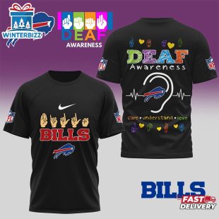 Buffalo Bills NFL Deaf Awareness 3D Shirt For Fans