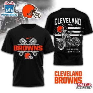 Cleveland Browns NFL Biker 3D Shirt For Fans
