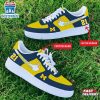 Custom Name Number Michigan Wolverines NCAA Sport Air Force 1 Shoes