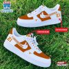 Custom Name Number Texas Longhorns NCAA Sport Air Force 1 Shoes