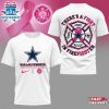 Dallas Cowboys NFL Firefighter Fight Breast Cancer 3D Shirt For Fans