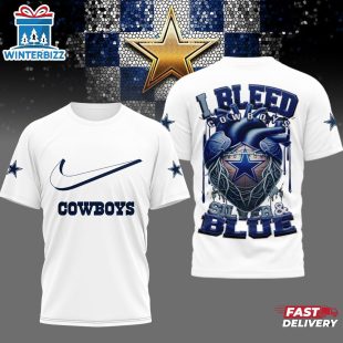 Dallas Cowboys NFL I Bleed 3D Shirt For Fans