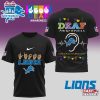 Detroit Lions NFL Deaf Awareness 3D Shirt For Fans