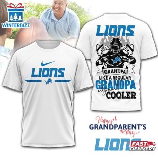 Detroit Lions NFL Grandparents' Day 3D Shirt For Fans