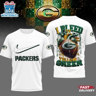Green Bay Packers NFL I Bleed 3D Shirt For Fans