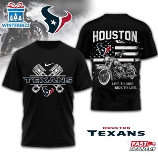 Houston Texans NFL Biker 3D Shirt For Fans
