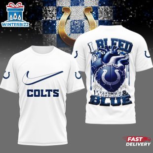 Indianapolis Colts NFL I Bleed 3D Shirt For Fans