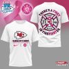 Kansas City Chiefs NFL Firefighter Fight Breast Cancer 3D Shirt For Fans