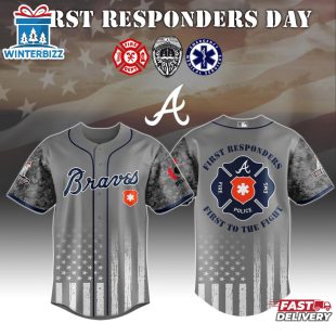 MLB Atlanta Braves First Responders Day Baseball Jersey