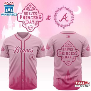 MLB Atlanta Braves Princess Day Baseball Jersey