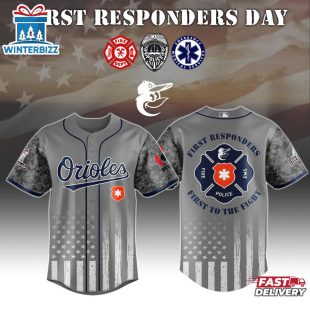 MLB Baltimore Orioles First Responders Day Baseball Jersey