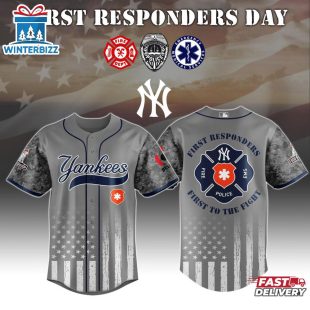 MLB New York Yankees First Responders Day Baseball Jersey