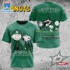 NHL Dallas Stars Peanuts 75th Anniversary 3D T-Shirt For Fans