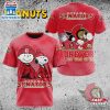 NHL Ottawa Senators Peanuts 75th Anniversary 3D T-Shirt For Fans
