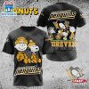 NHL Pittsburgh Penguins Peanuts 75th Anniversary 3D T-Shirt For Fans