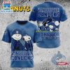 NHL Vancouver Canucks Peanuts 75th Anniversary 3D T-Shirt For Fans