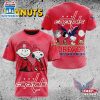 NHL Washington Capitals Peanuts 75th Anniversary 3D T-Shirt For Fans