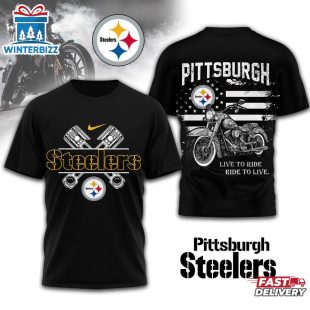 Pittsburgh Steelers NFL Biker 3D Shirt For Fans