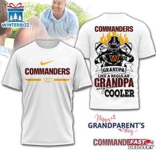 Washington Commanders NFL Grandparents' Day 3D Shirt For Fans