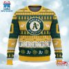 Athletics Baseball Ugly Merry Christmas Sweater For Fans