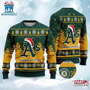 Athletics Snowflakes Ugly Merry Christmas Sweater For Fans