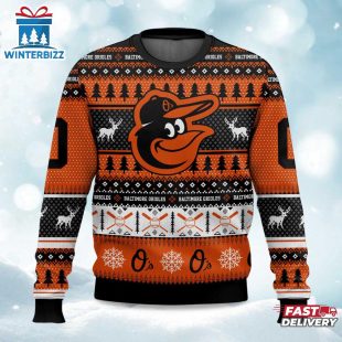 Baltimore Orioles Ugly Merry Christmas Sweater For Fans