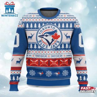 Blue Jays Baseball Ugly Merry Christmas Sweater For Fans
