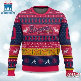 Braves Ugly Merry Christmas Sweater For Fans