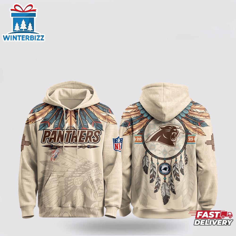 Carolina Panthers Native American Heritage Month 3D Shirt For Fans Carolina Panthers Native American Heritage Month 3D Shirt For Fans