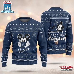 Cowboys Football Teams Mickey Ugly Christmas Sweater Shirt