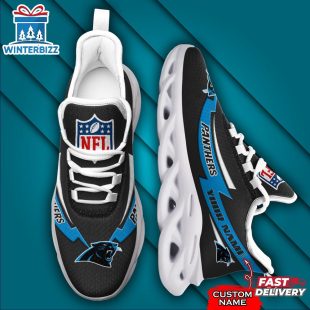Custom Name Carolina Panthers Sport Max Soul Shoes Gift For Fans