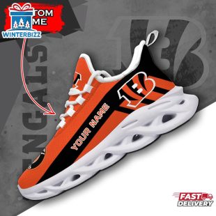Custom Name Cincinnati Bengals Max Soul Shoes Gift For Fans
