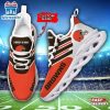 Custom Name Cleveland Browns NFL Logo Team Max Soul Shoes Gift For Fans