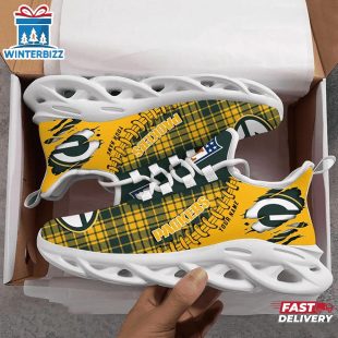 Custom Name Green Bay Packers Max Soul Shoes Gift For Fans