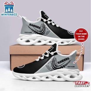 Custom Name Las Vegas Raiders Team Max Soul Shoes Gift For Fans