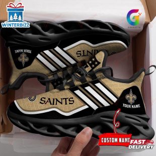Custom Name New Orleans Saints Sport Max Soul Shoes Gift For Fans