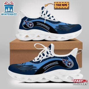 Custom Name Tennessee Titans Max Soul Shoes Gift For Fans