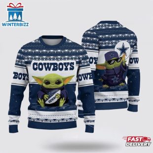 Dallas Cowboys Baby Yoda Ugly Christmas Sweater Shirt