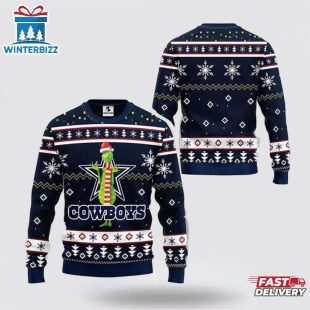 Dallas Cowboys Funny Grinch Ugly Christmas Sweater Shirt