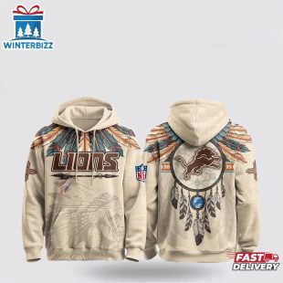 Detroit Lions Native American Heritage Month 3D Shirt For Fans