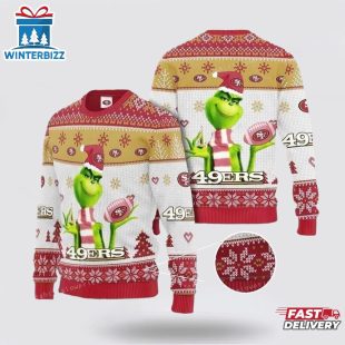 Grinch San Francisco 49ers Ugly Christmas Sweater Shirt
