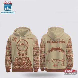 Los Angeles Chargers Native American Heritage 3D Shirt For Fans