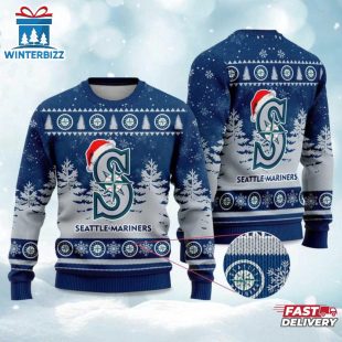 Mariners Snowflakes Ugly Merry Christmas Sweater For Fans