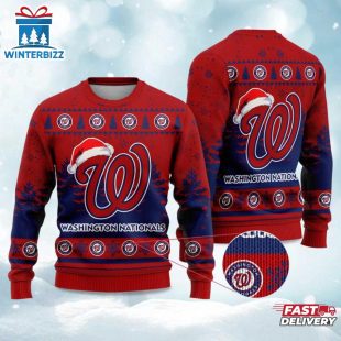 Nationals Snowflakes Ugly Merry Christmas Sweater For Fans